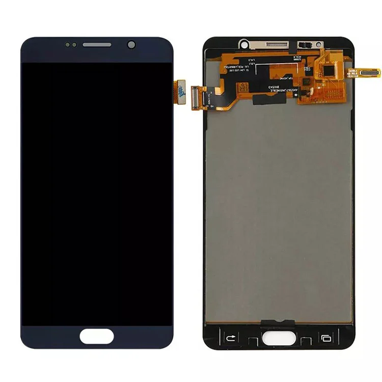 Para Samsung Galaxy Note 5 LCD OLED Tela Digitalizer Conjunto com quadro