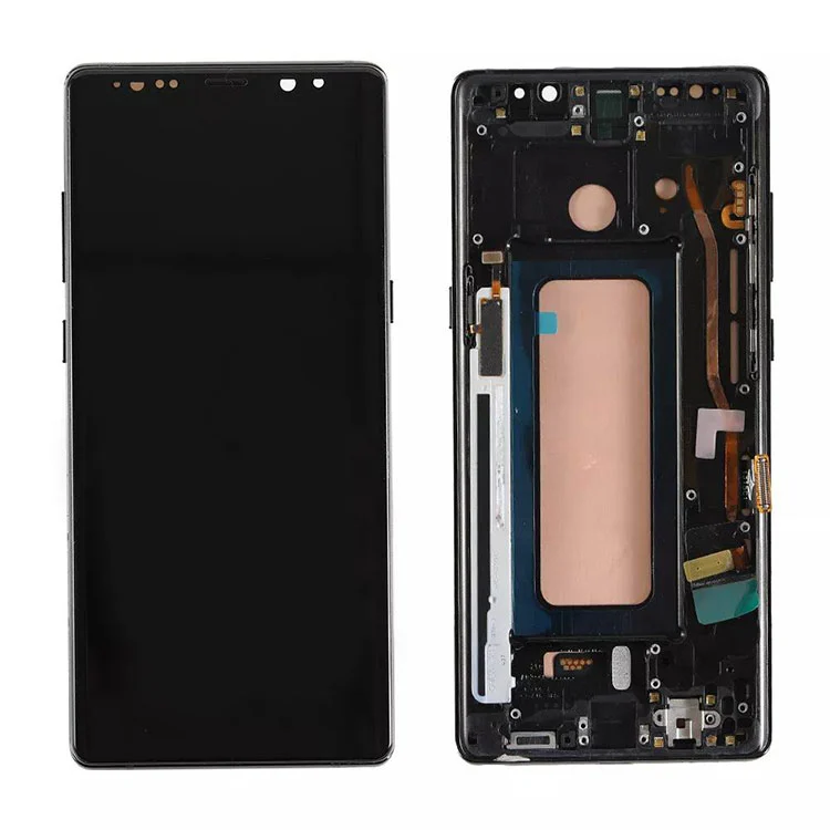 Para Samsung Galaxy Note 8 LCD OLED Digitalizador de tela Digitalizador com quadro