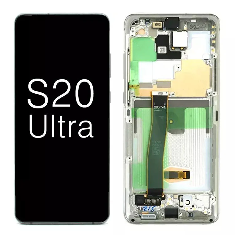 Para Samsung Galaxy S20 Ultra G988 5G OLED Display LCD Substituição da tela de toque LCD