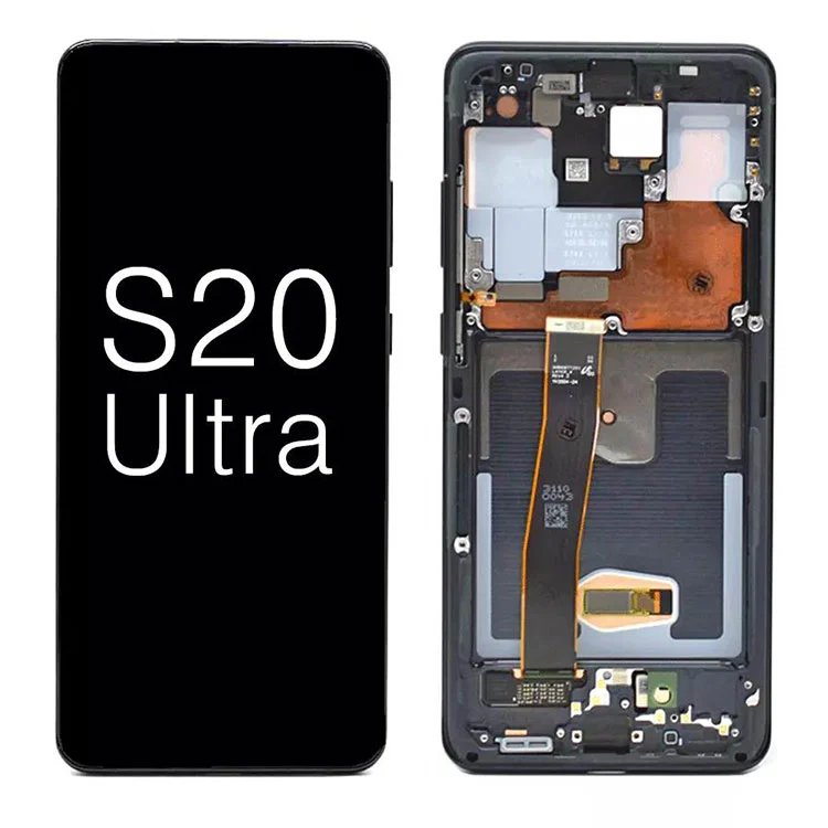 Para Samsung Galaxy S20 Ultra G988 5G OLED Display LCD Substituição da tela de toque LCD
