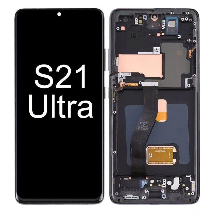 Para Samsung Galaxy S21 Ultra LCD Display Touch Screen Montagem Substituição