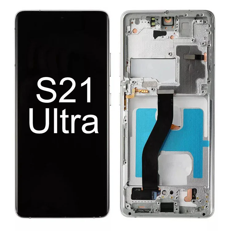 Para Samsung Galaxy S21 Ultra LCD Display Touch Screen Montagem Substituição